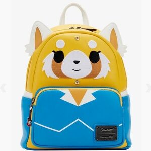Loungefly Sanrio Aggretsuko Two Face Cosplay Mini Backpack